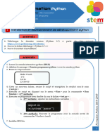 Activités Python