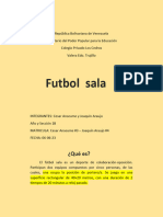 Futbol Sala Cesar Anseume y Joaquín Araujo 1ro B