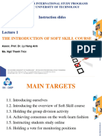 Week 01 - The Overview of Soft Skill - Lecture Note