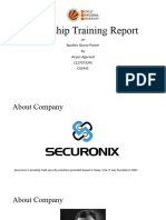 Internship Training Report