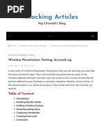 Wireless Penetration Testing - Aircrack-Ng