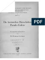 Leisinger - 1925 - Die Lateinischen Harnschriften Pseudo-Galens Single Page