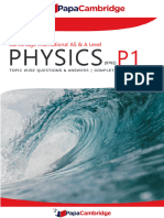Physics 9702 Paper 1 - Waves