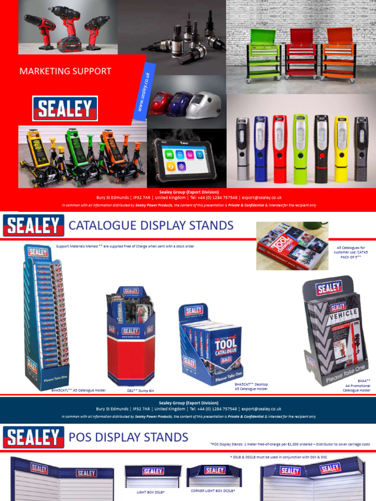 Sealey Marketing Support | PDF