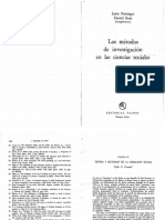 Festinger y Katz Los Metodos de Investigacion en Las Ciencias Sociales