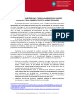 Sugerencias para Clases de Educación Física en El Regreso A La Presencialidad 2021