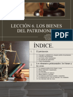 Leccion 6. Los Bienes Del Patrimonio.