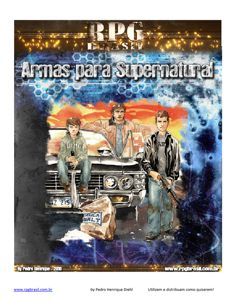 Manual Armas Basicas Supernatural Pdf Vampiros Munição