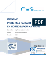 Informe Caída de Ampollas en Horno MA-06