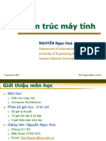 Slide Kiến Trúc máy tính - Giới thiệu môn học - Nguyễn Ngọc Hóa - UET