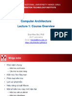 Lecture 1 Course Overview