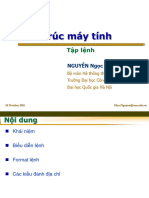 Slide Kiến Trúc Máy Tính - Part07 - Tập Lệnh - Nguyễn Ngọc Hóa - UET