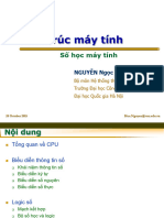 Slide Kiến Trúc Máy Tính - Part06 - Số Học Máy Tính - Nguyễn Ngọc Hóa - UET
