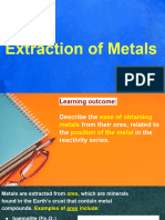 10.5 Extraction of Metals