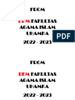 From Fakultas Agama Islam Uhamka 2022 - 2023