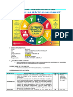 Sesion 23 - TOE 2°B - GLORIA 2023 - 04.09.2023 - Practicas Saludables