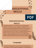 Organizational Skills: PAGE 57-60