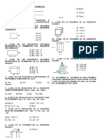 Examen Segundo Grado Matematicas