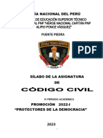 Sílabo Código Civil Iv-Os-2023