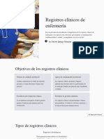 Registros Clinicos de Enfermeria