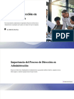 Proceso de Direccion en Administracion