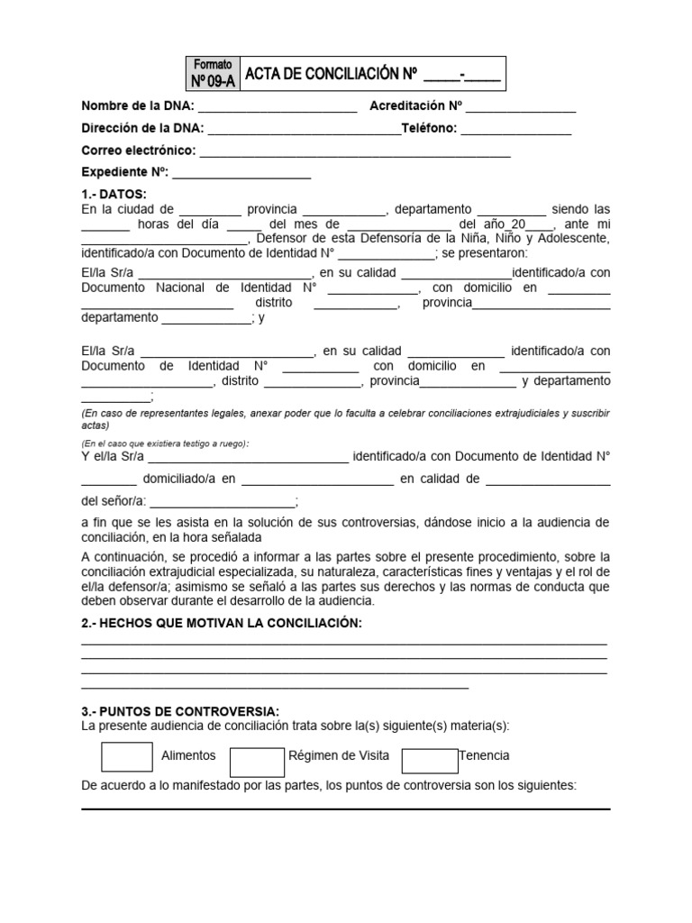 Acta de Conciliación | PDF | Justicia | Crimen y violencia