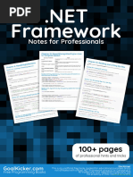 NET Framework Notes For Professionals