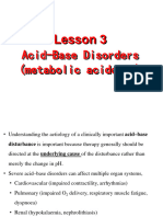 Lecture 2. Acid Base Disordes