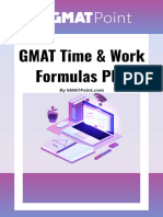 GMAT Time & Work Formulas (PDF)