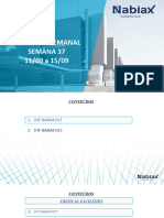 Relatório Semanal - Semana 37