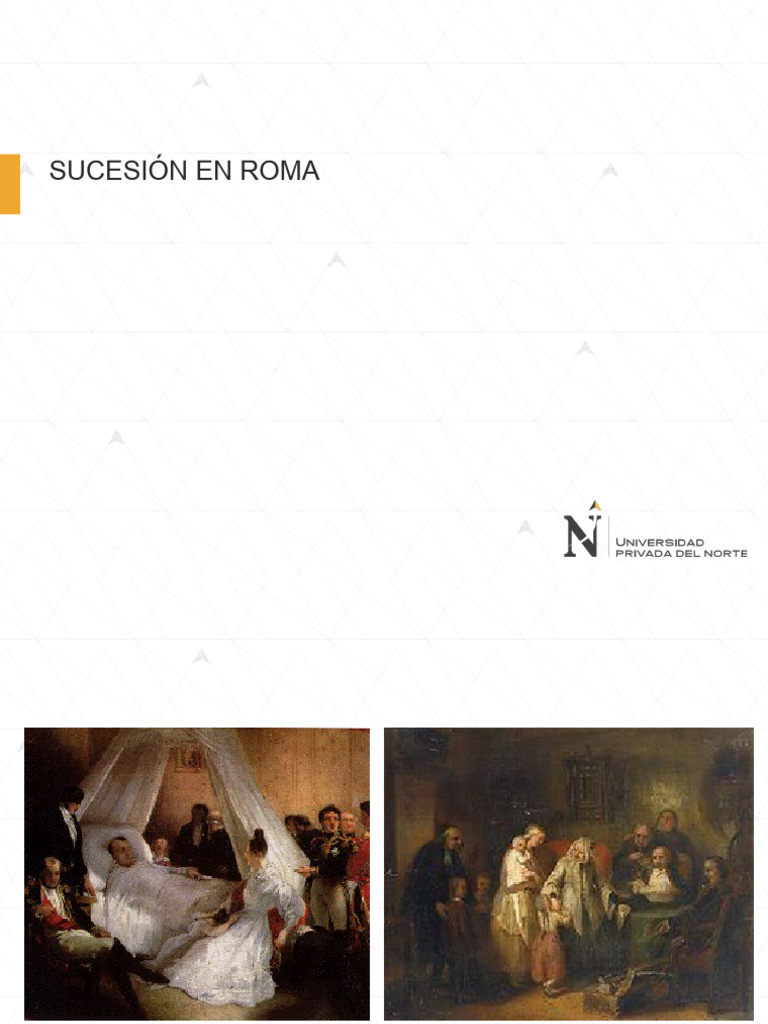 Sucesiones en Roma | PDF | Herencia | Voluntad y testamento