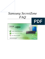 PTBZ - Samsung SecretZone FAQ Ver 2.0