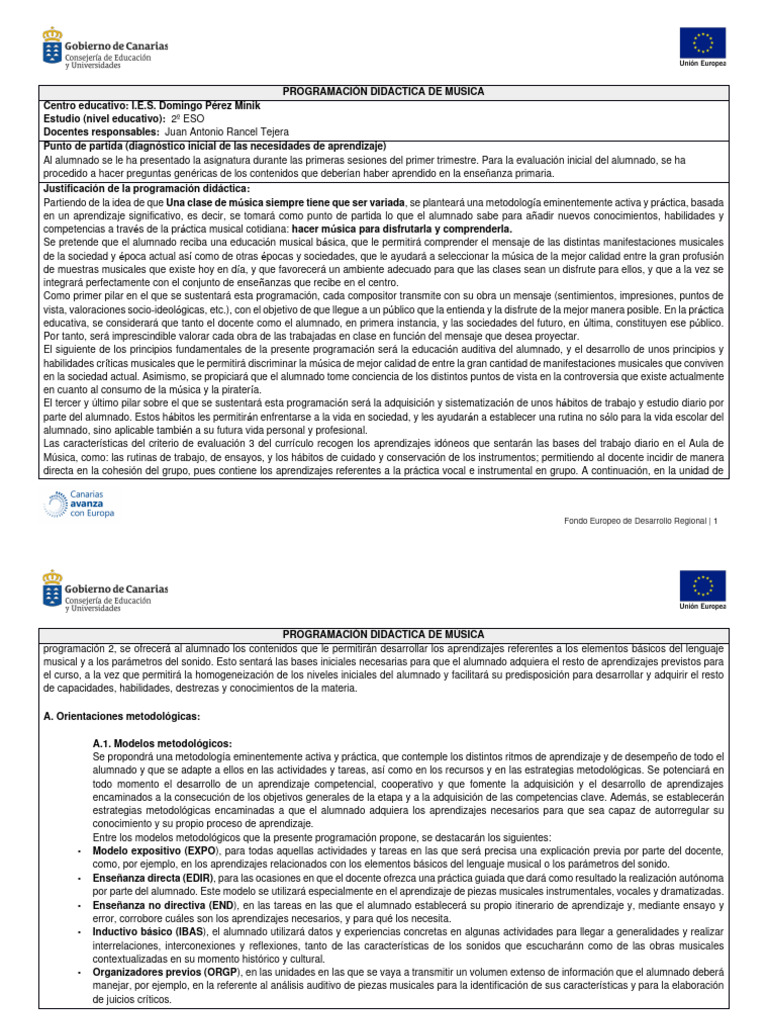 2 Eso | PDF | Evaluación | Plan de estudios