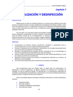 Capitulo 7. Esterilizacion y Desinfeccion - Dr. Gonzalez Cabeza