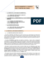 Tema 1. Crisis Monarquía Borbónica. Guerra de Independencia. Cortes de Cádiz