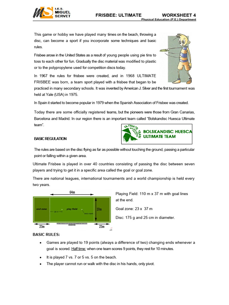 WORKSHEET4 PDF Sports Athletic Sports