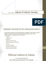 Ethical Values of Islamic Society