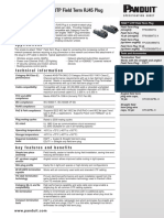 Tx6A Category 6A UTP Field Term RJ45 Plug: Specifications