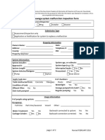 Onsite Sewage Malfunction Inspection Form