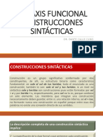 Construcciones Sintácticas