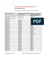 Pre-Intermediate Spliteditions Teacher's Book References