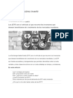 ETF - Qué Es y Cómo Invertir