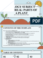 Biology Subject For Pre-K - Parts of A Plant by Slidesgo