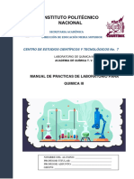 Manual de Practicas de Química III - 2024-1