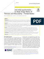 Development and Initial Psychometric Evaluation of The Body Image Matrix of Thinness and Muscularity - Female Bodies