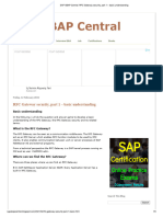 SAP ABAP Central - RFC Gateway Security, Part 1 - Basic Understanding