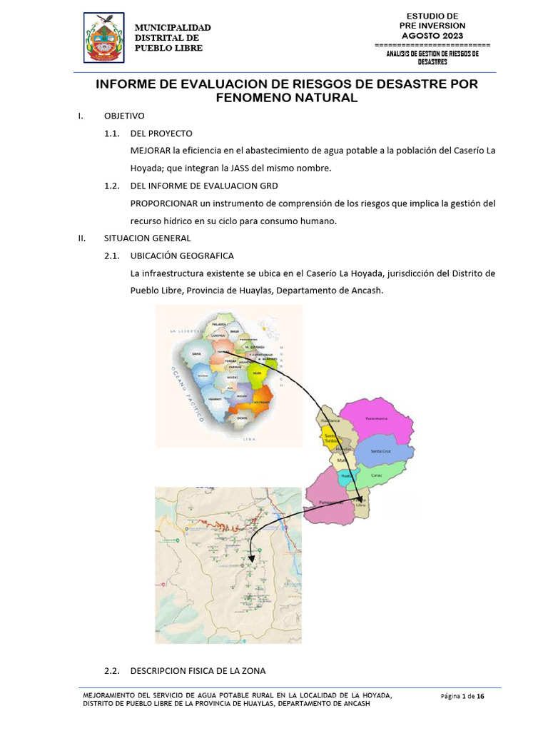 Analisis de Gestion de Riesgos de Desastres | Descargar gratis PDF ...