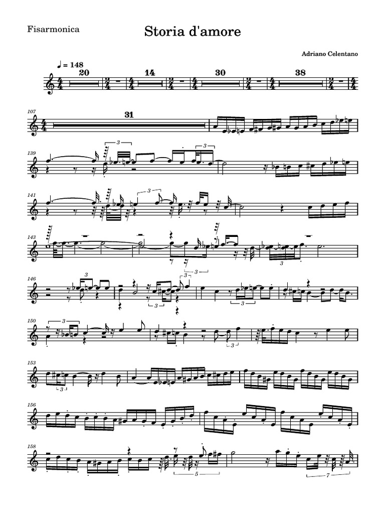 Storia D'amore MSCZ Fisarmonica PDF