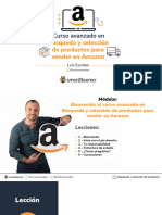 Modulo 1 Bienvenido Al Curso Avanzado en Busqueda y Seleccion de Productos para Vender en Amazon