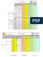 Matriz de Evaluacion Aspectos Ambientales - Bower